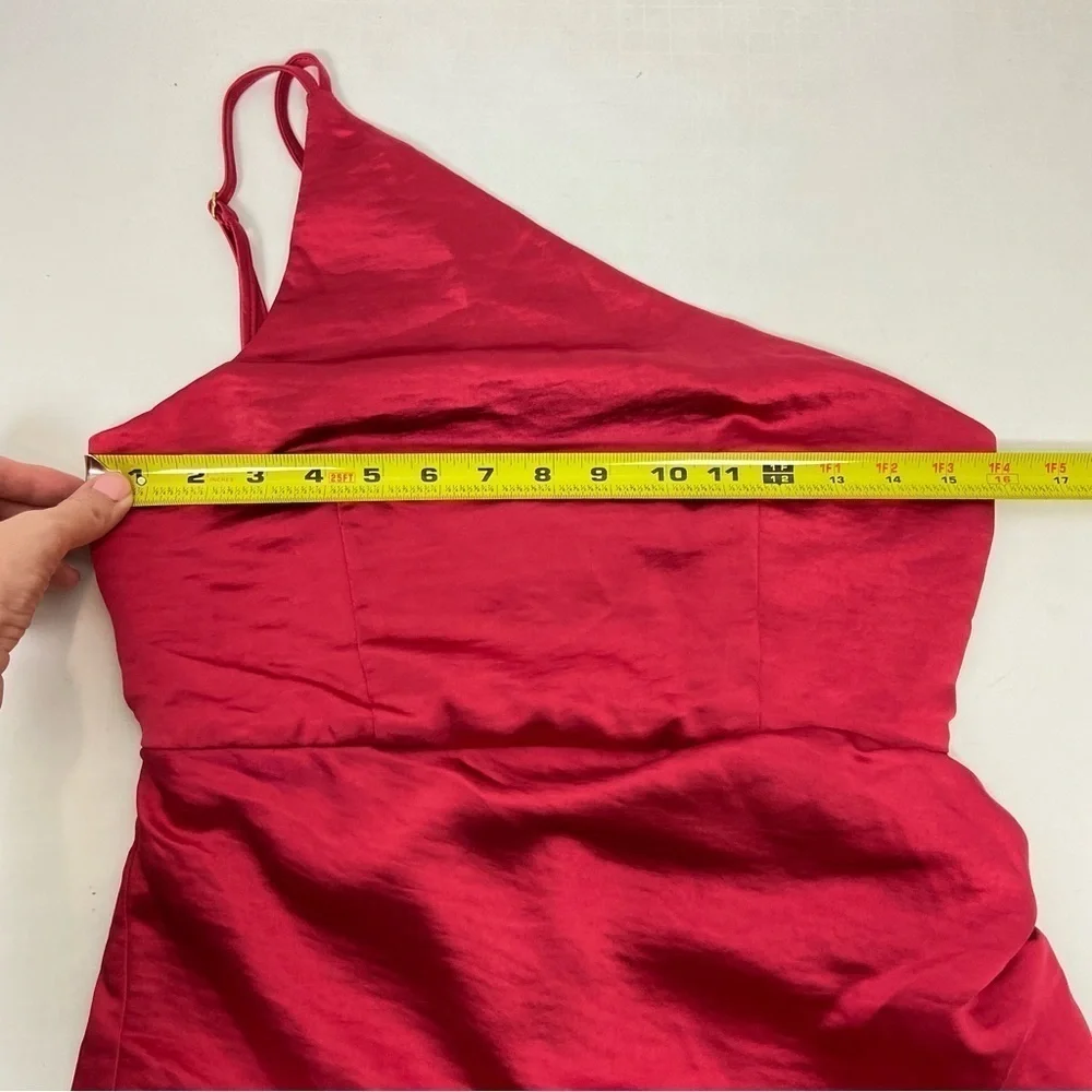 Lovers and Friends Renata Midi Dress in Cherry Red S
